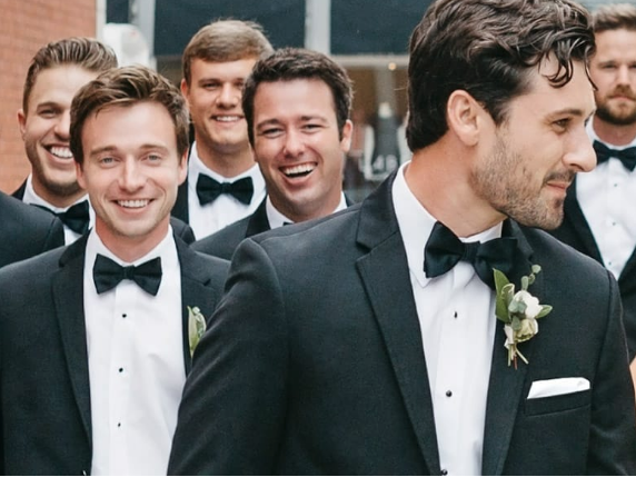Well Dressed. Well Groomed. Grooms men Image